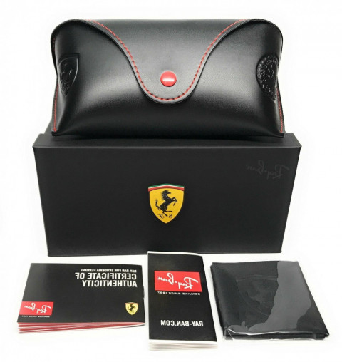  - Ray-Ban S pouzdro Black Ferrari vypouklé