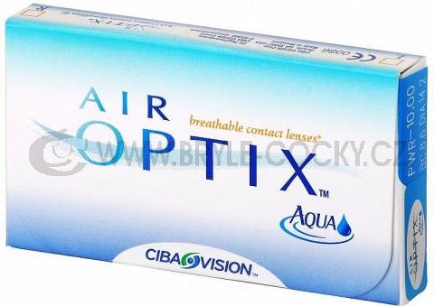  - Air Optix Aqua kontaktní čočky 6ks + 1 čočka Air Optix HG ZDARMA